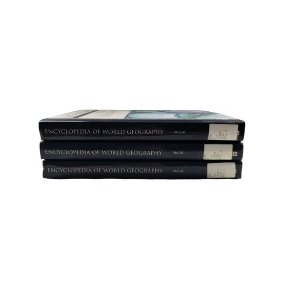 Encyclopedia of World Geography R.W. McColl Full 3 Volume Set Hardcover Books - Picture 5 of 6